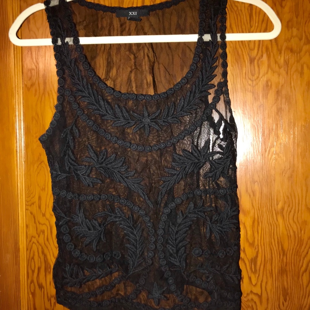 Black Forever 21 Tank Top